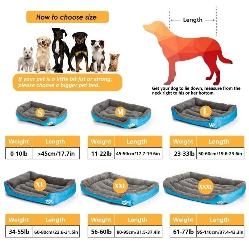 Cama Aconchegante para Cães e Gatos – Macia, Quentinha e Impermeável! 🐶🐱✨