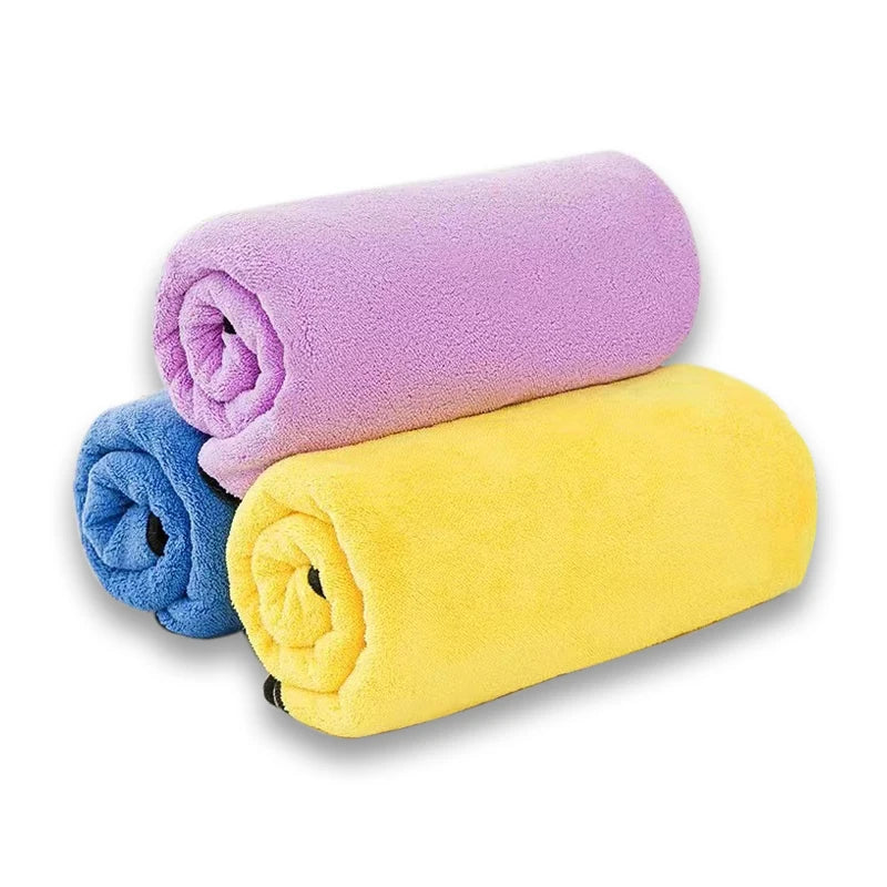 🛁 Toalha Super Absorvente para Pets – Secagem Rápida e Toque Suave! 🐶🐱✨