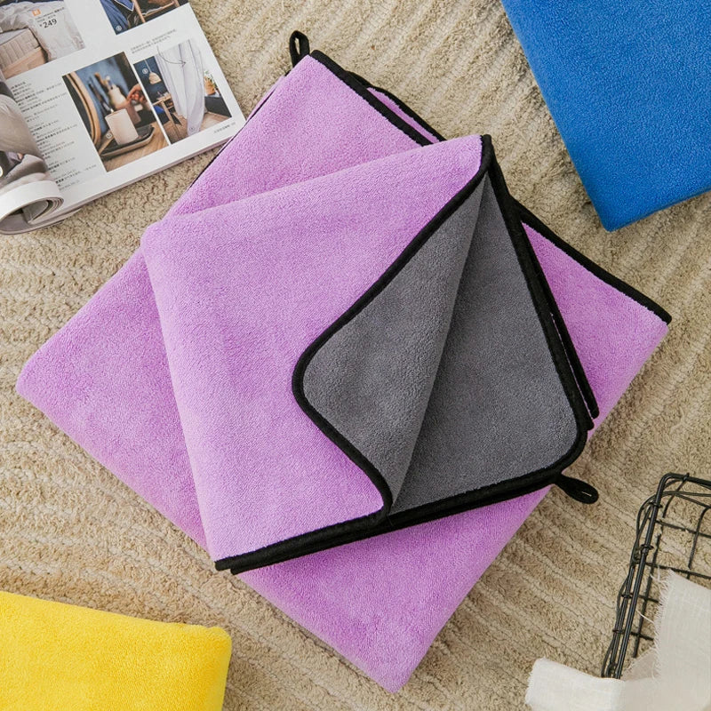 🛁 Toalha Super Absorvente para Pets – Secagem Rápida e Toque Suave! 🐶🐱✨