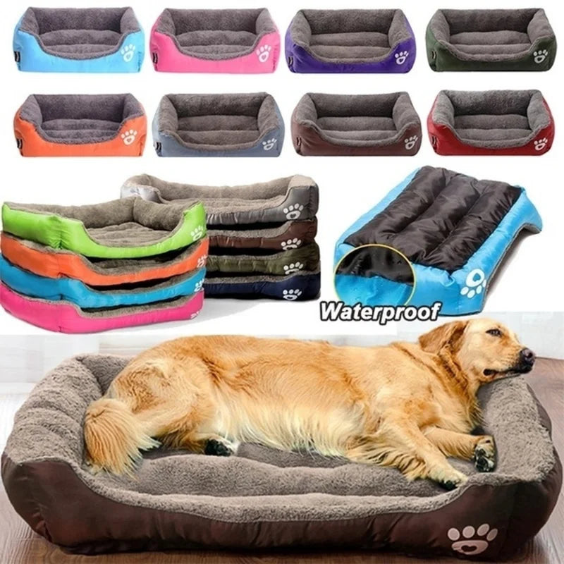 Cama Aconchegante para Cães e Gatos – Macia, Quentinha e Impermeável! 🐶🐱✨