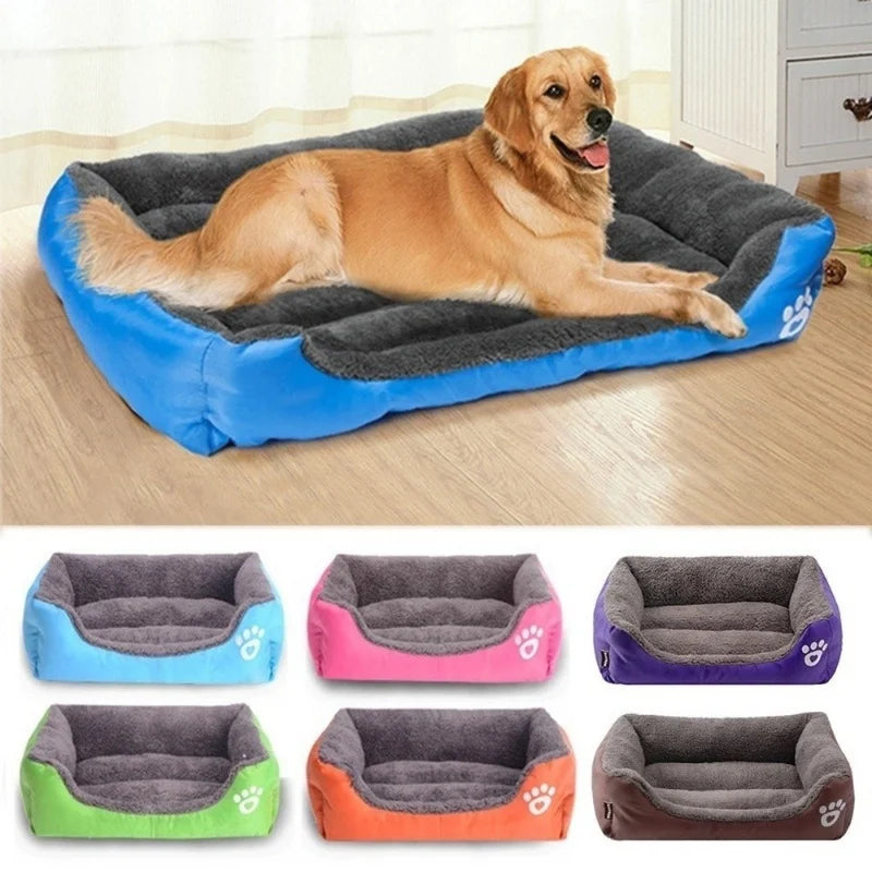 Cama Aconchegante para Cães e Gatos – Macia, Quentinha e Impermeável! 🐶🐱✨