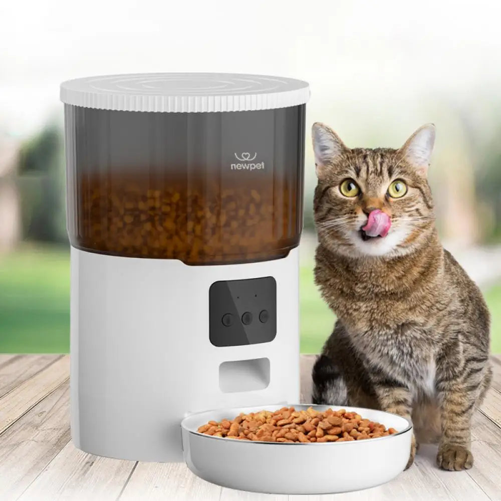 Comedouro Automático Inteligente Wi-Fi com Câmera para Cães e Gatos - Petsperto