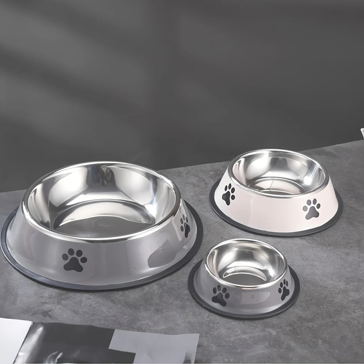 🐾 Tigela de Aço Inox para Cães e Gatos 🍽️🐶🐱